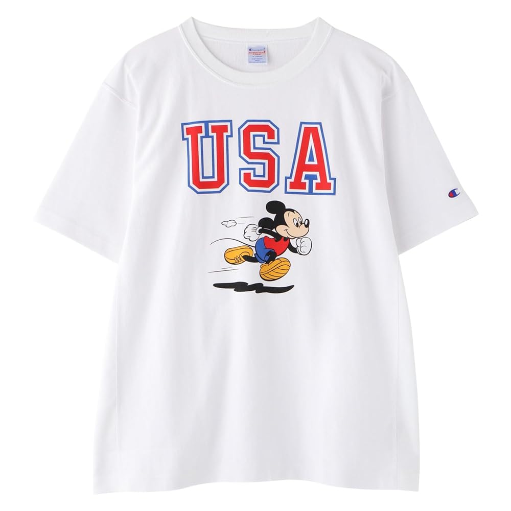 Amazon.co.jp: [チャンピオン] 半袖 丸首 9.4oz Disney ミッキー